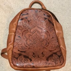C & C California Leather Backpack paisley